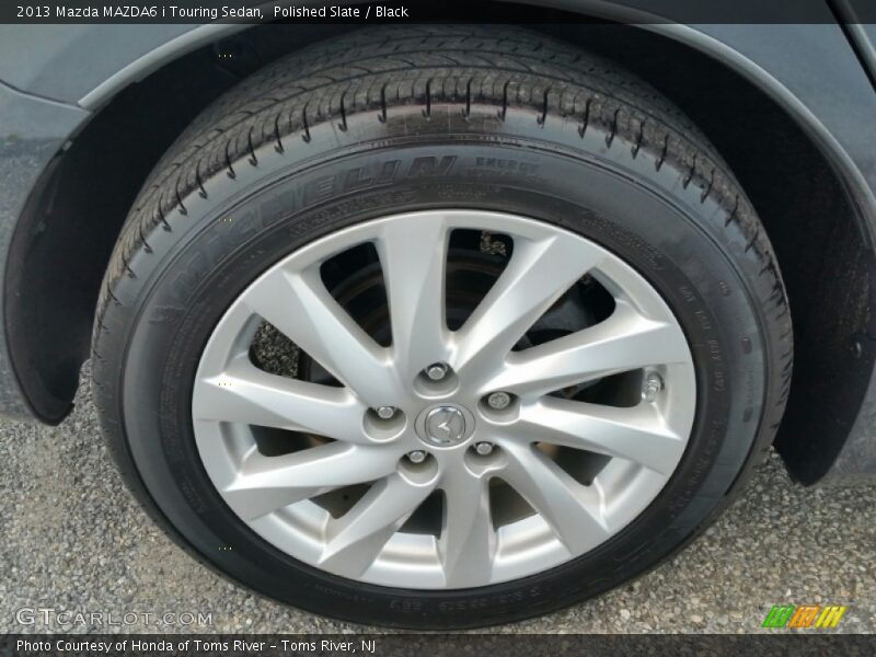 Polished Slate / Black 2013 Mazda MAZDA6 i Touring Sedan