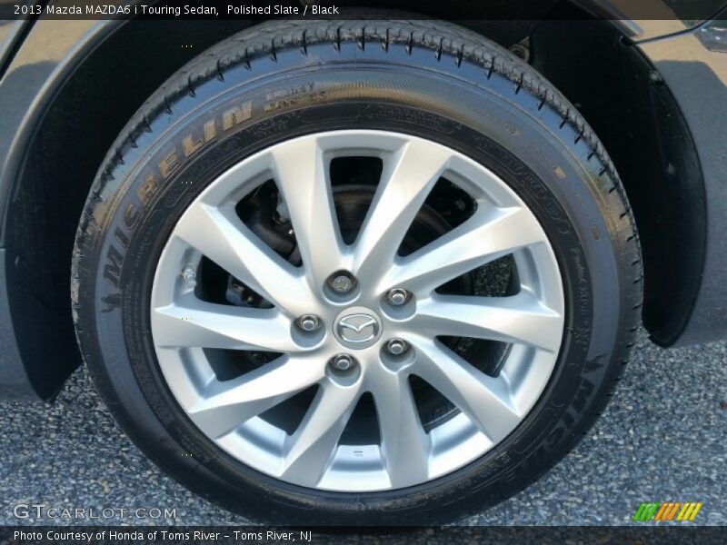 Polished Slate / Black 2013 Mazda MAZDA6 i Touring Sedan