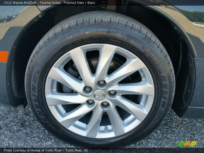 Polished Slate / Black 2013 Mazda MAZDA6 i Touring Sedan