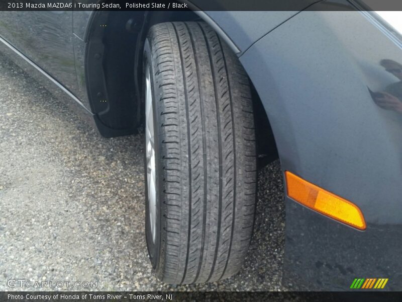 Polished Slate / Black 2013 Mazda MAZDA6 i Touring Sedan