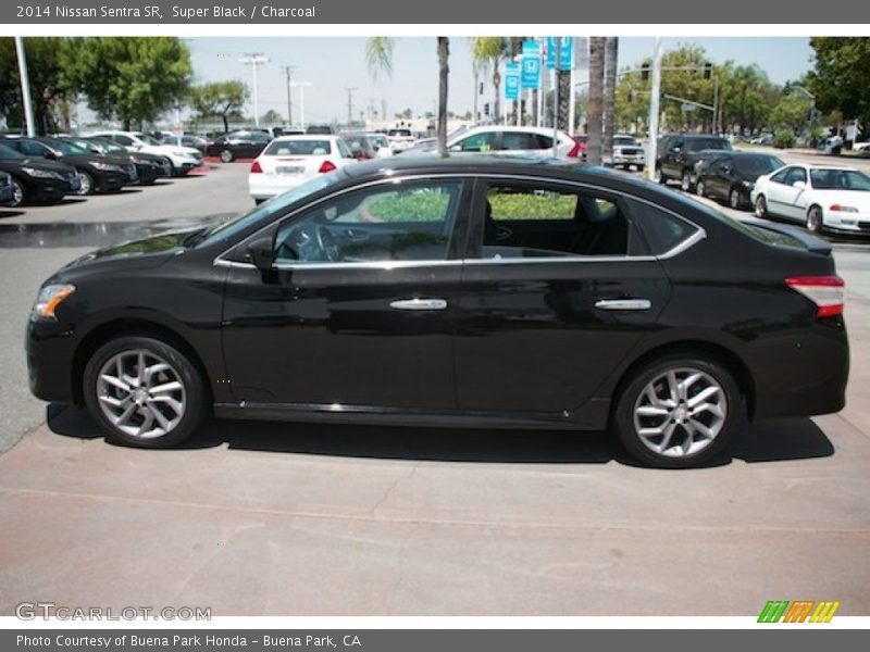 Super Black / Charcoal 2014 Nissan Sentra SR