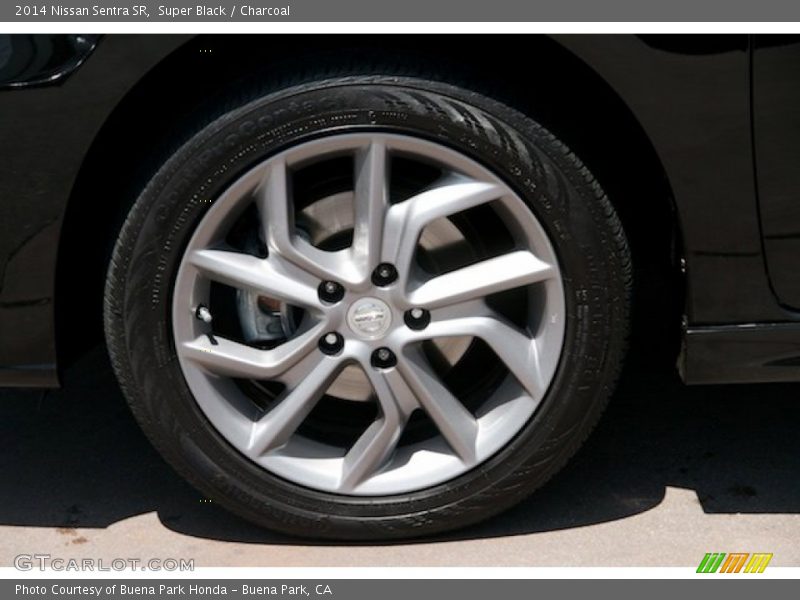 Super Black / Charcoal 2014 Nissan Sentra SR