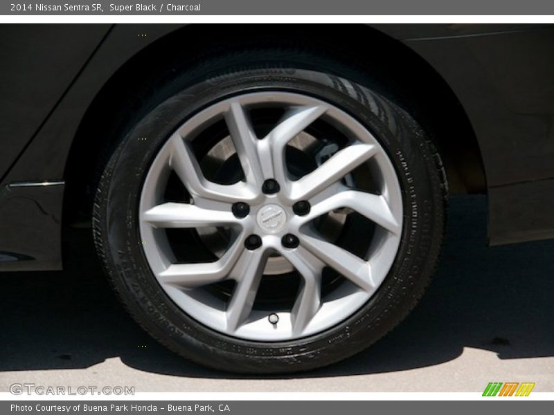 Super Black / Charcoal 2014 Nissan Sentra SR