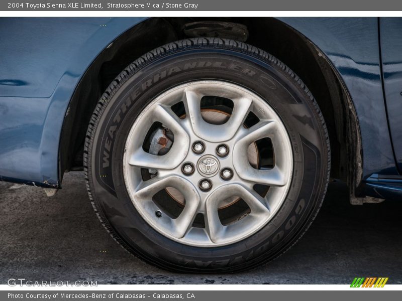 Stratosphere Mica / Stone Gray 2004 Toyota Sienna XLE Limited