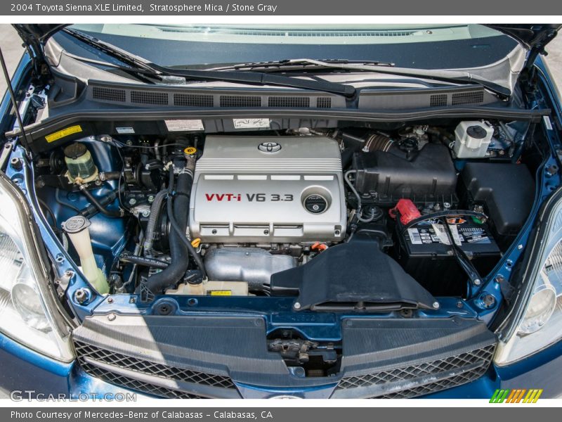 Stratosphere Mica / Stone Gray 2004 Toyota Sienna XLE Limited