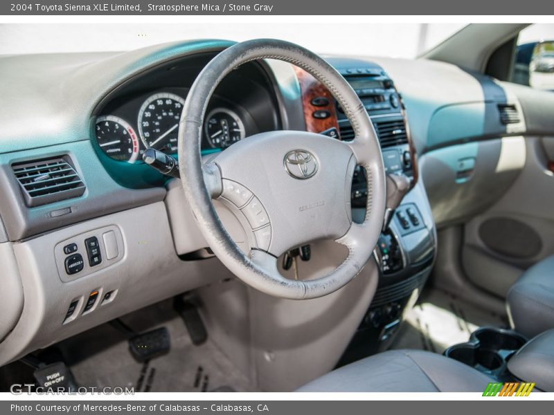 Stratosphere Mica / Stone Gray 2004 Toyota Sienna XLE Limited