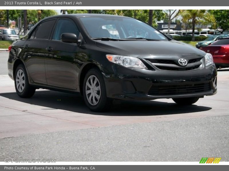 Black Sand Pearl / Ash 2013 Toyota Corolla L