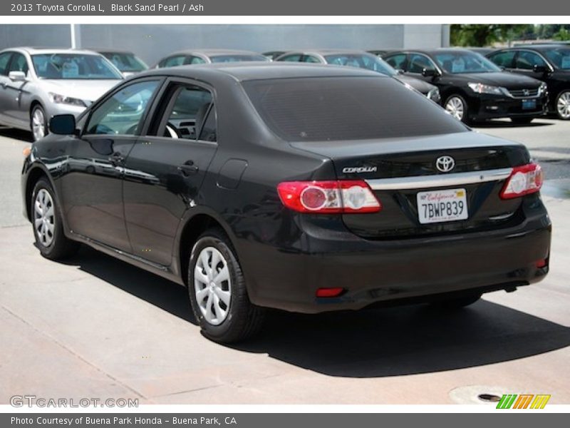 Black Sand Pearl / Ash 2013 Toyota Corolla L