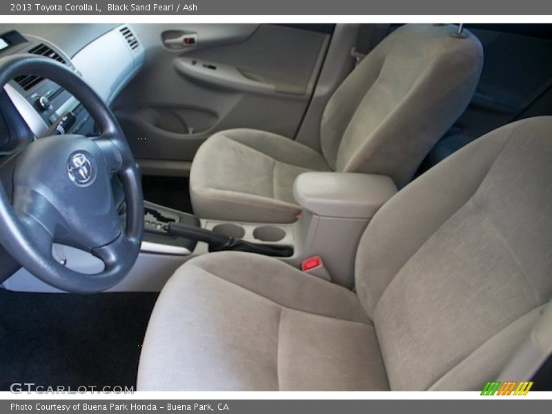 Black Sand Pearl / Ash 2013 Toyota Corolla L