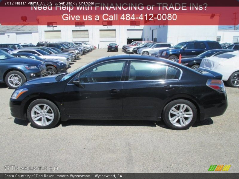 Super Black / Charcoal 2012 Nissan Altima 3.5 SR