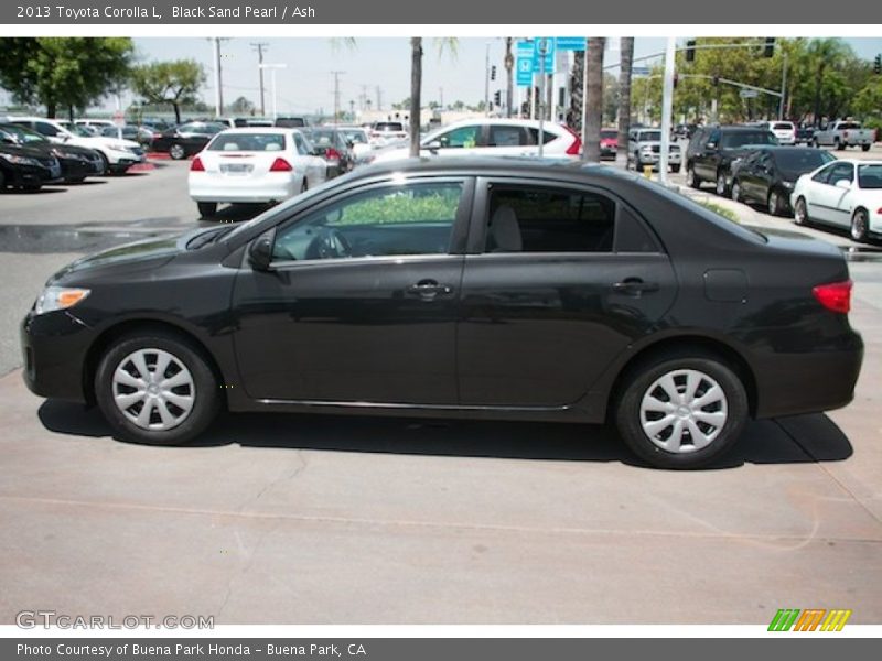 Black Sand Pearl / Ash 2013 Toyota Corolla L