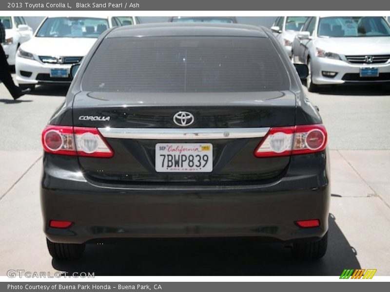 Black Sand Pearl / Ash 2013 Toyota Corolla L