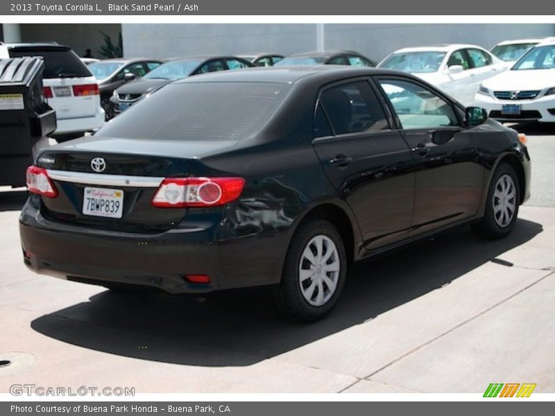 Black Sand Pearl / Ash 2013 Toyota Corolla L