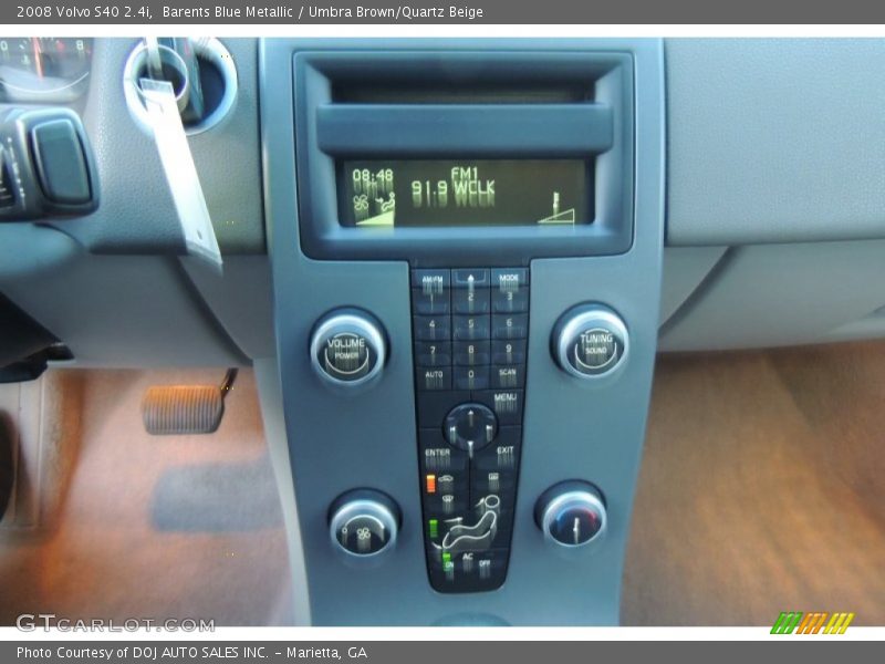 Barents Blue Metallic / Umbra Brown/Quartz Beige 2008 Volvo S40 2.4i