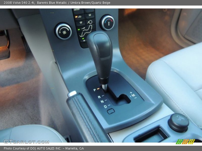 Barents Blue Metallic / Umbra Brown/Quartz Beige 2008 Volvo S40 2.4i