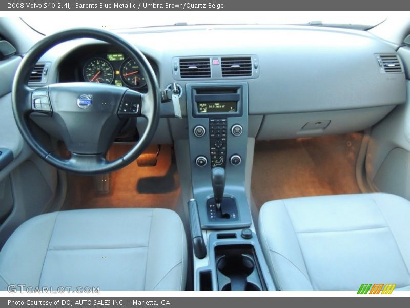 Barents Blue Metallic / Umbra Brown/Quartz Beige 2008 Volvo S40 2.4i