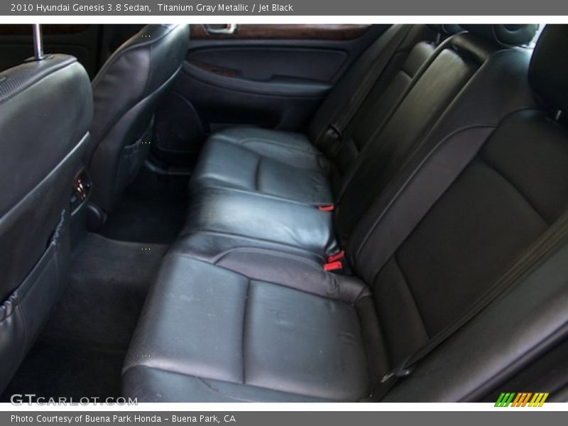 Titanium Gray Metallic / Jet Black 2010 Hyundai Genesis 3.8 Sedan