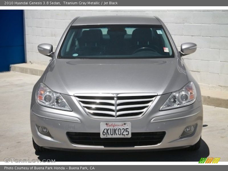 Titanium Gray Metallic / Jet Black 2010 Hyundai Genesis 3.8 Sedan