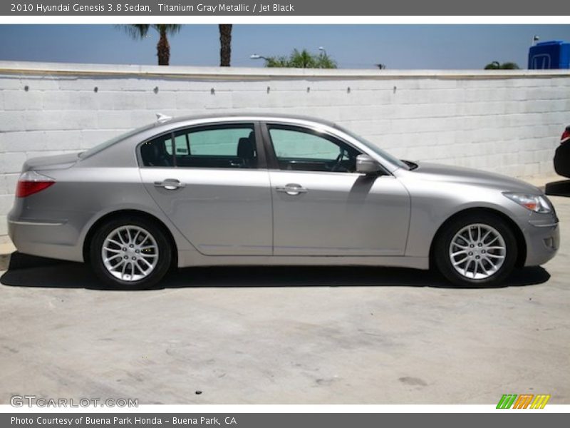 Titanium Gray Metallic / Jet Black 2010 Hyundai Genesis 3.8 Sedan