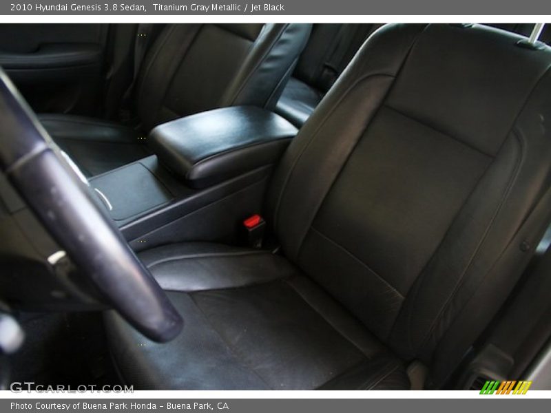 Titanium Gray Metallic / Jet Black 2010 Hyundai Genesis 3.8 Sedan