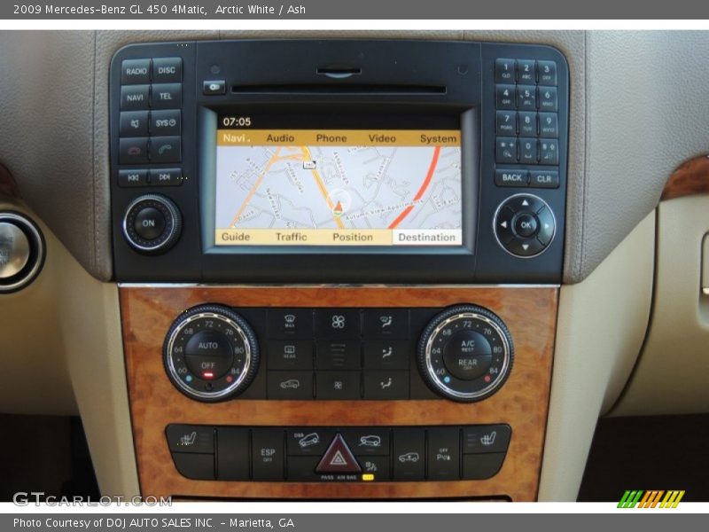Arctic White / Ash 2009 Mercedes-Benz GL 450 4Matic