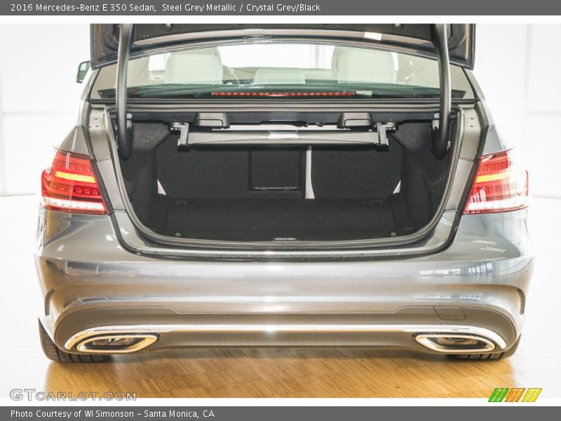 Steel Grey Metallic / Crystal Grey/Black 2016 Mercedes-Benz E 350 Sedan