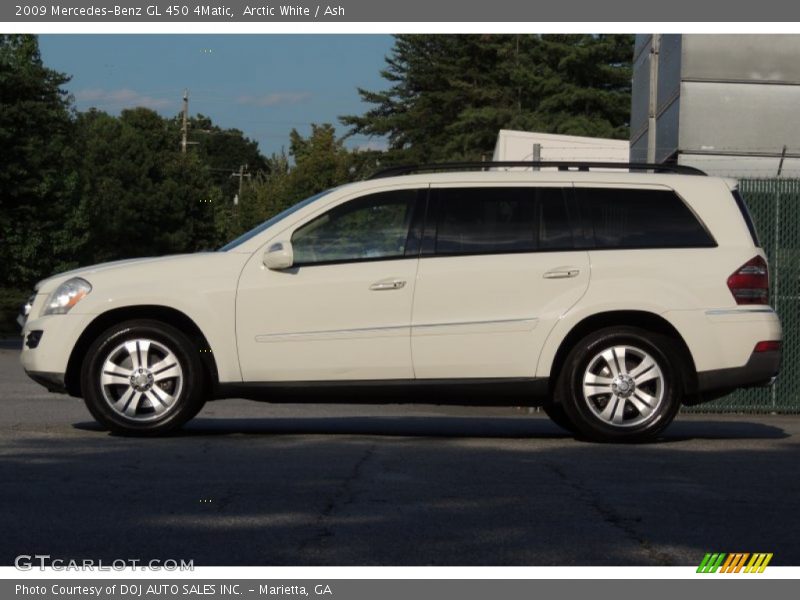 Arctic White / Ash 2009 Mercedes-Benz GL 450 4Matic