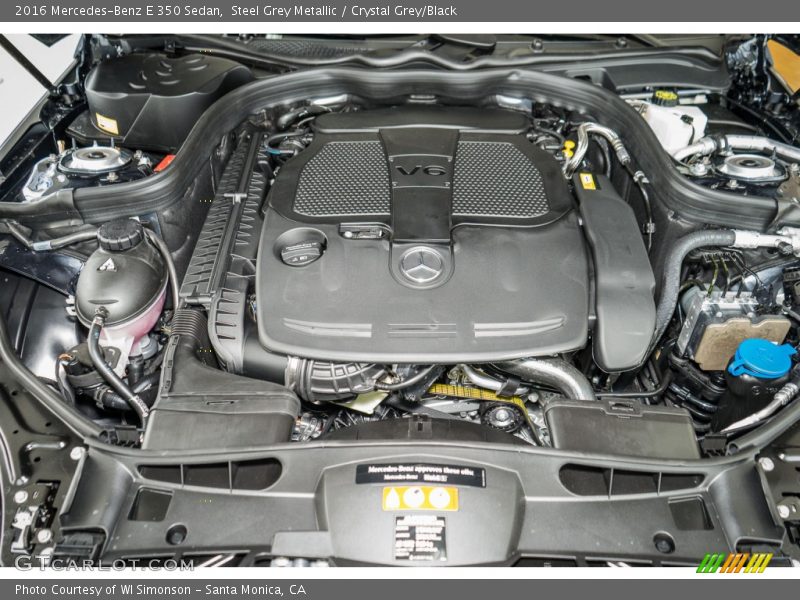 Steel Grey Metallic / Crystal Grey/Black 2016 Mercedes-Benz E 350 Sedan