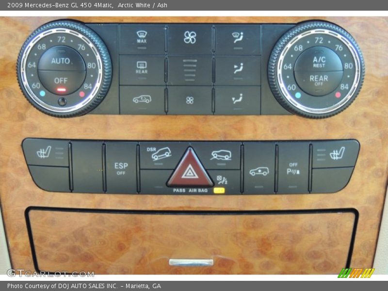 Arctic White / Ash 2009 Mercedes-Benz GL 450 4Matic