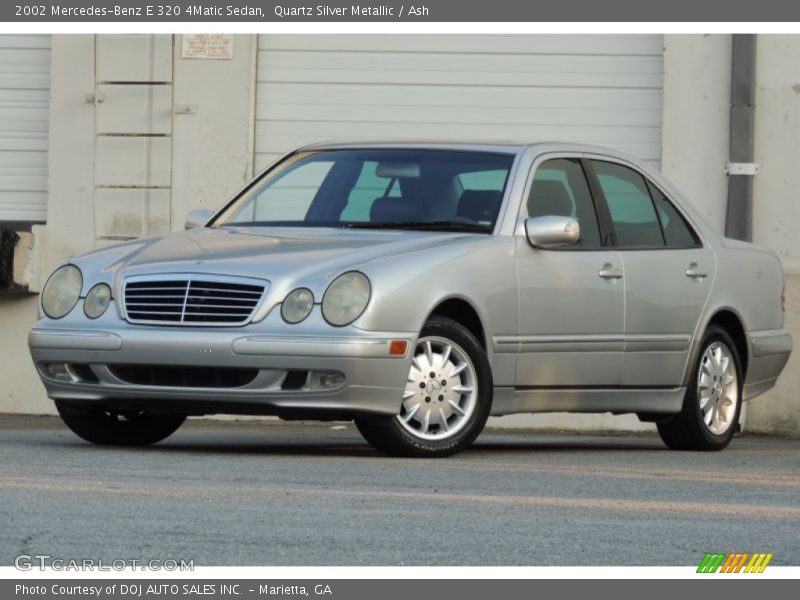 Quartz Silver Metallic / Ash 2002 Mercedes-Benz E 320 4Matic Sedan