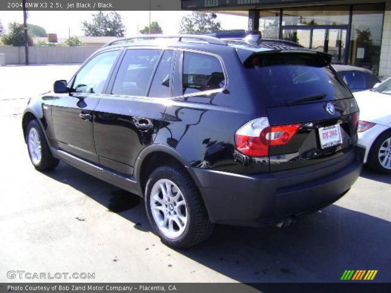 Jet Black / Black 2004 BMW X3 2.5i