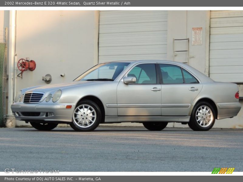 Quartz Silver Metallic / Ash 2002 Mercedes-Benz E 320 4Matic Sedan