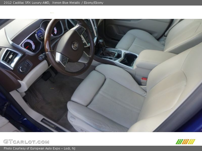 Xenon Blue Metallic / Ebony/Ebony 2012 Cadillac SRX Luxury AWD