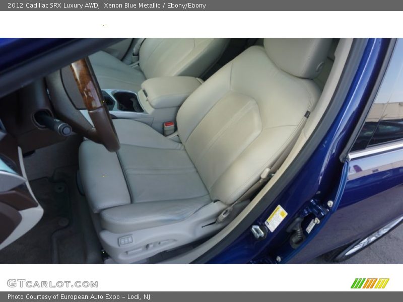 Xenon Blue Metallic / Ebony/Ebony 2012 Cadillac SRX Luxury AWD