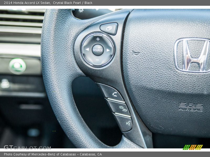 Controls of 2014 Accord LX Sedan