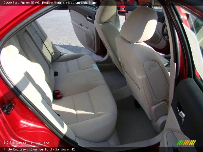 Redfire Metallic / Medium Light Stone 2009 Ford Fusion SE V6