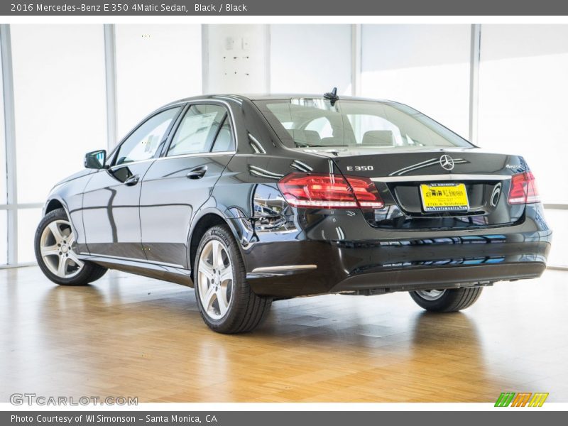 Black / Black 2016 Mercedes-Benz E 350 4Matic Sedan