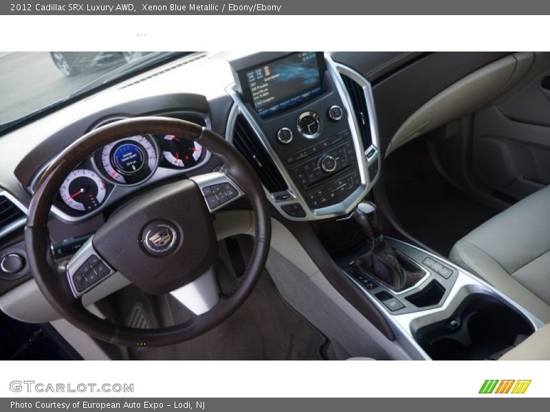 Xenon Blue Metallic / Ebony/Ebony 2012 Cadillac SRX Luxury AWD