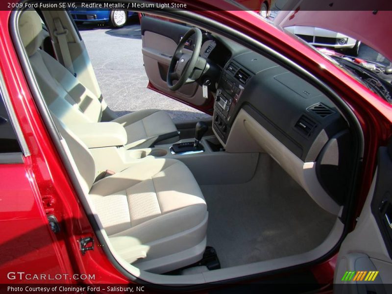 Redfire Metallic / Medium Light Stone 2009 Ford Fusion SE V6