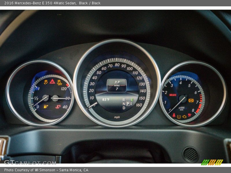 Black / Black 2016 Mercedes-Benz E 350 4Matic Sedan