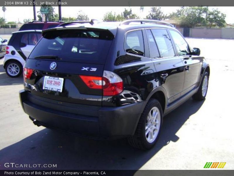 Jet Black / Black 2004 BMW X3 2.5i