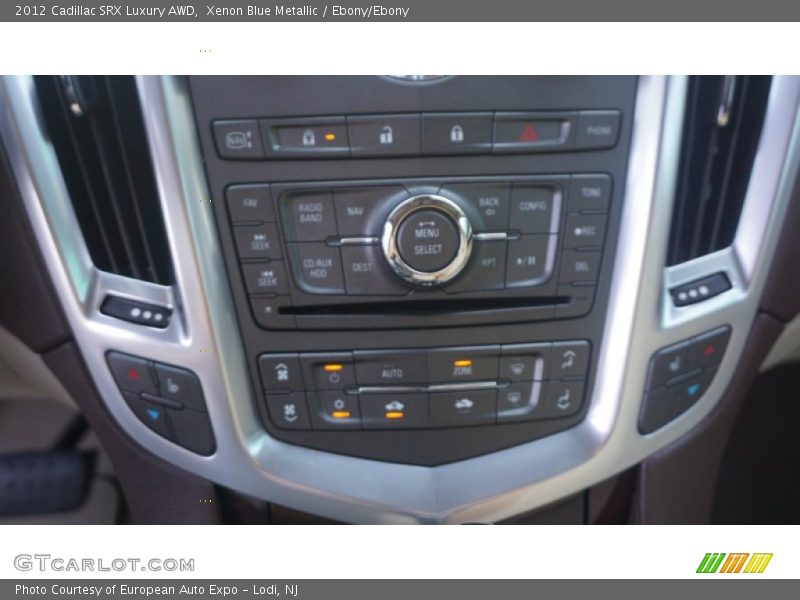 Xenon Blue Metallic / Ebony/Ebony 2012 Cadillac SRX Luxury AWD