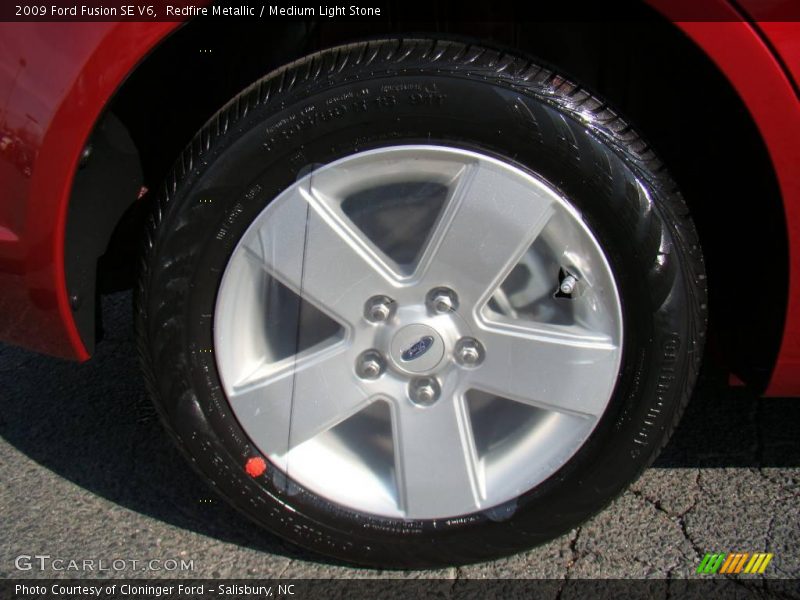 Redfire Metallic / Medium Light Stone 2009 Ford Fusion SE V6