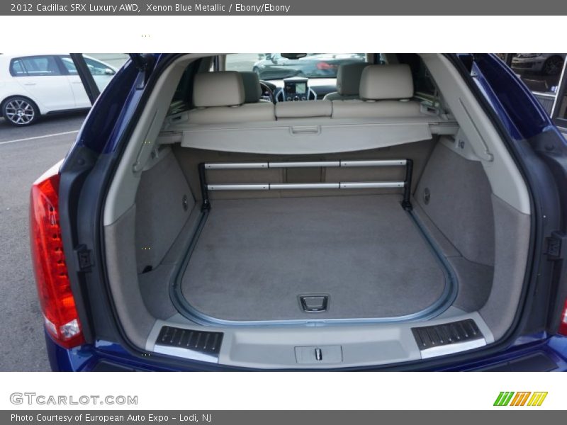 Xenon Blue Metallic / Ebony/Ebony 2012 Cadillac SRX Luxury AWD