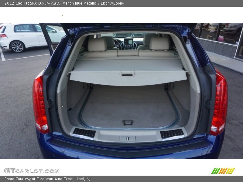 Xenon Blue Metallic / Ebony/Ebony 2012 Cadillac SRX Luxury AWD