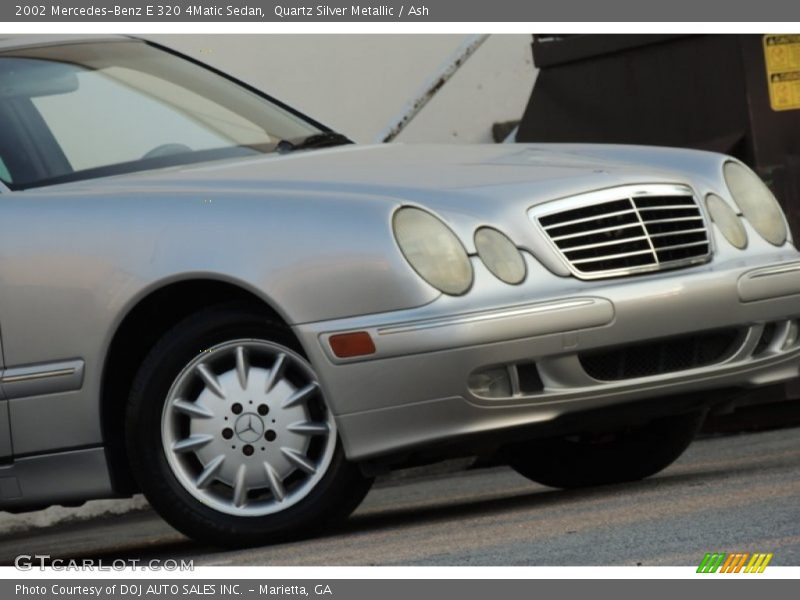 Quartz Silver Metallic / Ash 2002 Mercedes-Benz E 320 4Matic Sedan