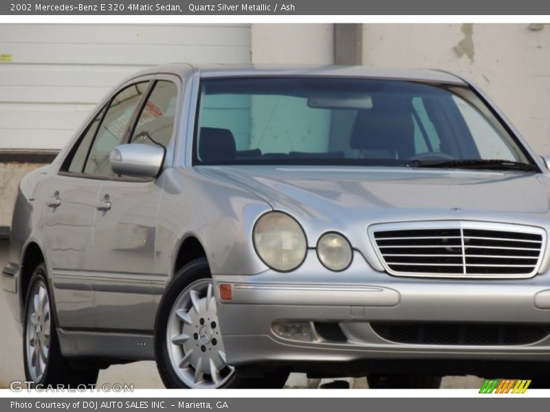 Quartz Silver Metallic / Ash 2002 Mercedes-Benz E 320 4Matic Sedan