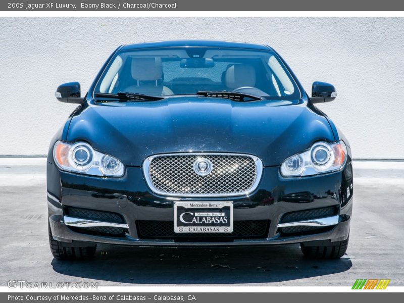 Ebony Black / Charcoal/Charcoal 2009 Jaguar XF Luxury