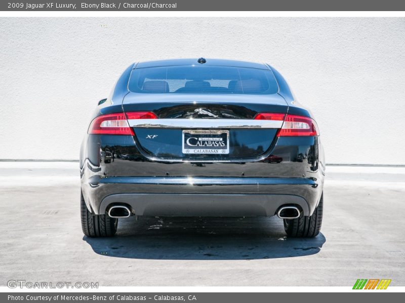 Ebony Black / Charcoal/Charcoal 2009 Jaguar XF Luxury