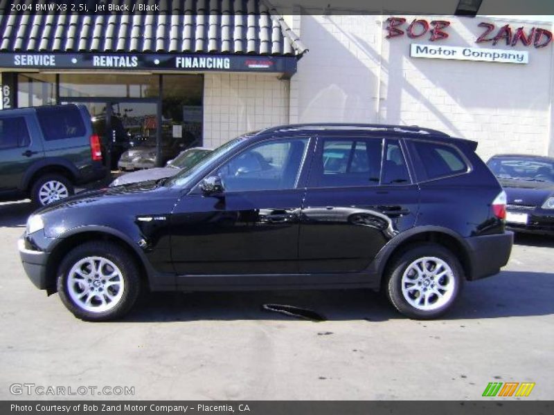 Jet Black / Black 2004 BMW X3 2.5i
